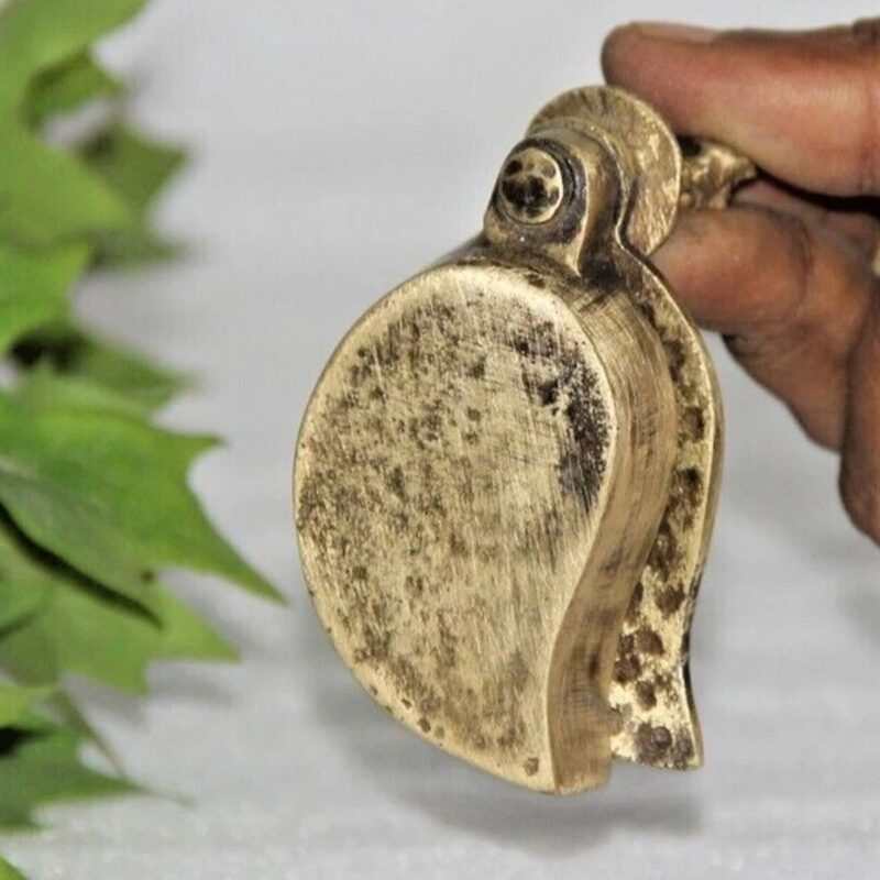 Vintage Brass Kumkum Tikka Box – Sindoor Container - Image 2