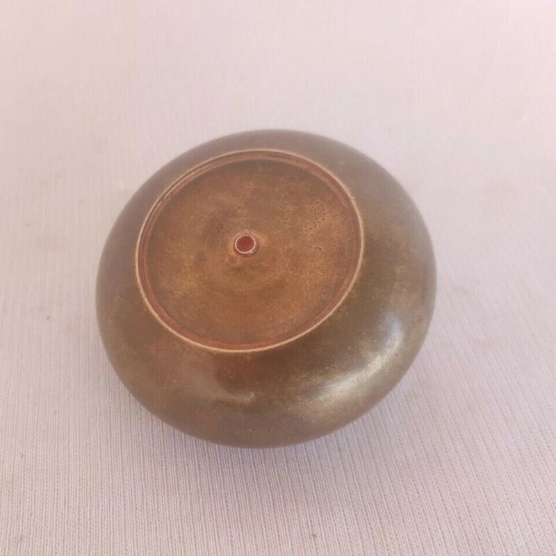 Brass Handcrafted Vermilion Box – Sindoor Container - Image 4