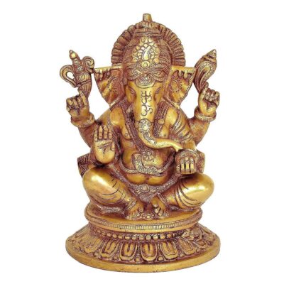 Brass Lord Ganesha Statue Idol – Home Decor