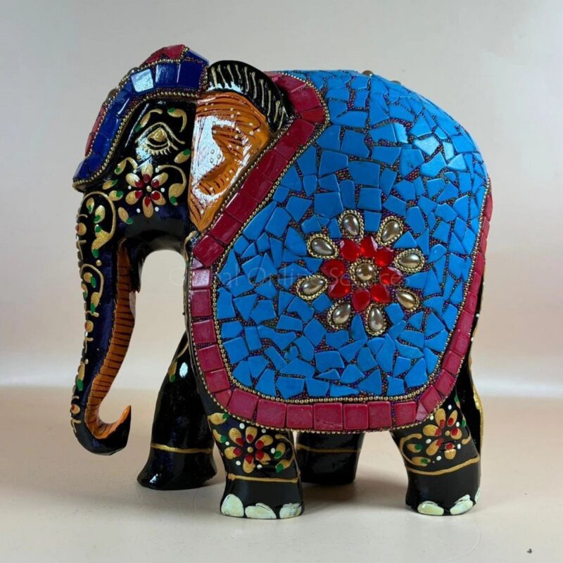 Handcrafted Wooden Elephant Ornament