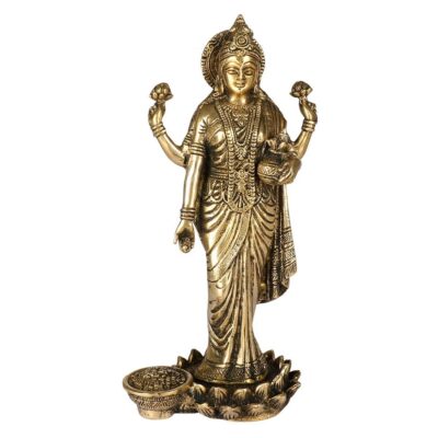 Lakshmi Narayana Brass Idol – Standing Sculpture