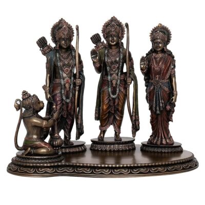 Ram, Laxman, Sita & Hanuman Cold Cast Bronze