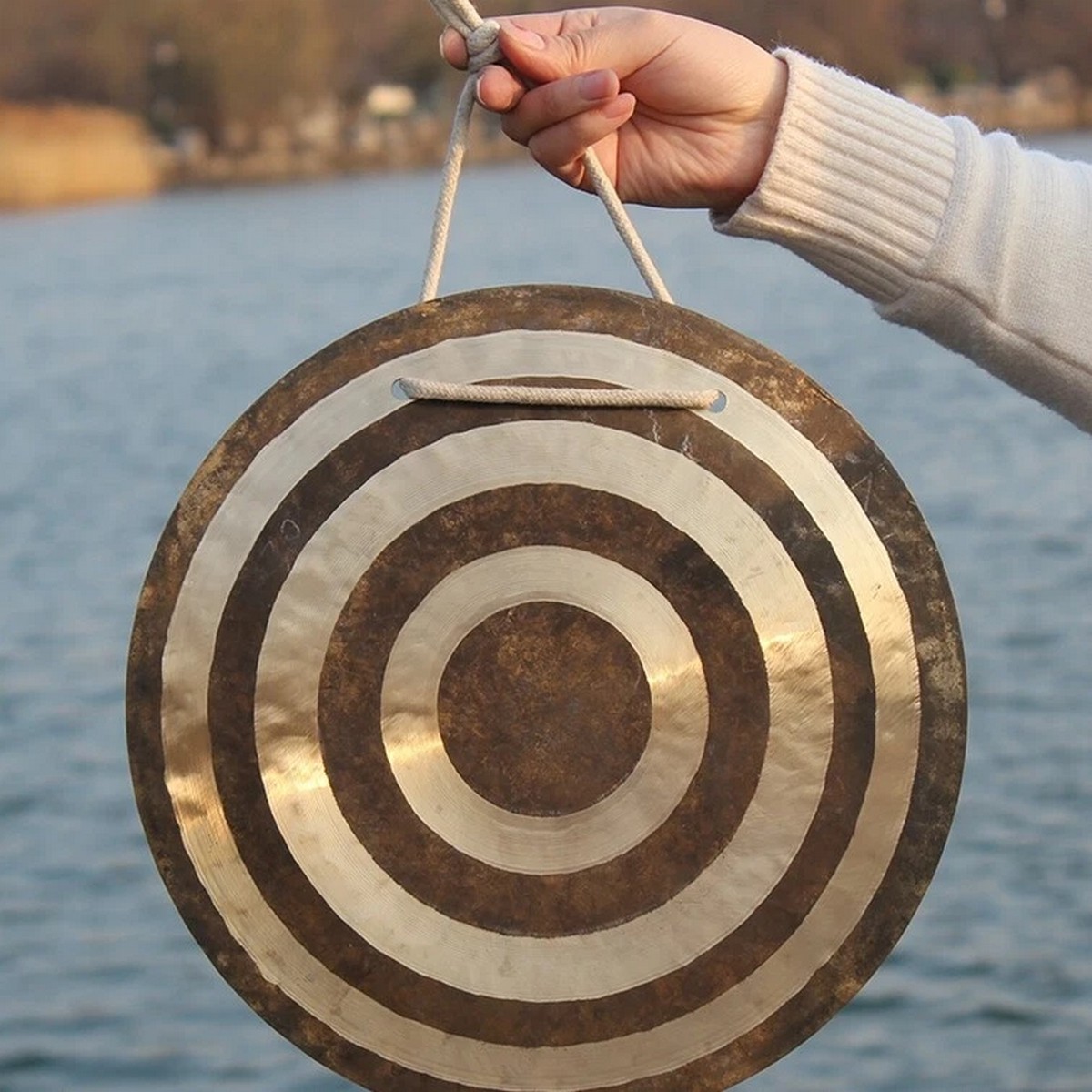 Sun Wind Gong – 20" Handcrafted Feng Gong - Image 2