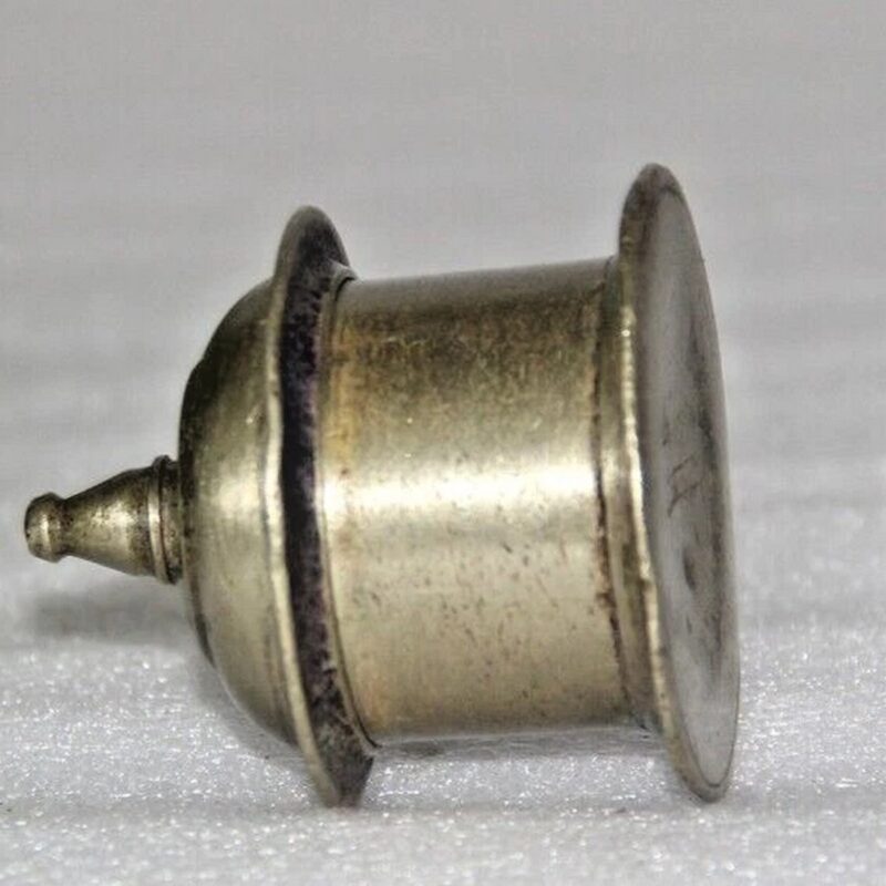Brass Tikka Box – Traditional Kumkum & Sindoor Container - Image 2