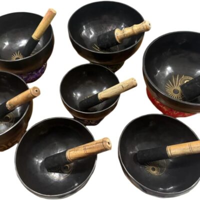 Chakra Singing Bowl Set of 7, Mediation Bowl (5-10″)